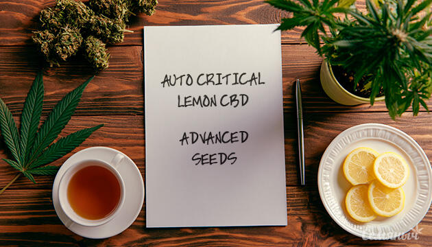 Гроурепорт сорта Auto Critical Lemon CBD от Advanced Seeds