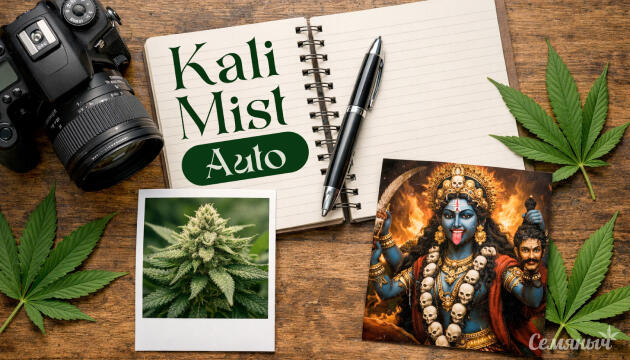 Гроурепорт сорта конопли Kali Mist Auto от сидбанка «Семяныч»