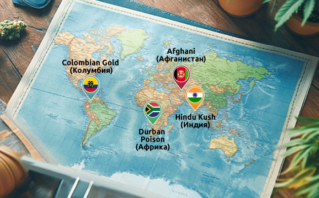 Характеристики ландрейсов каннабиса