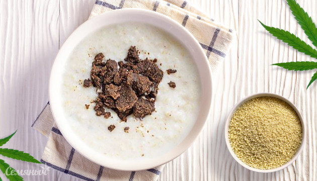 Рецепт кус-куса с конопляной пастой Готовая каша кус-куса в молоке