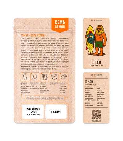 Семена сорт OG Kush Fast Version fem (Семяныч)