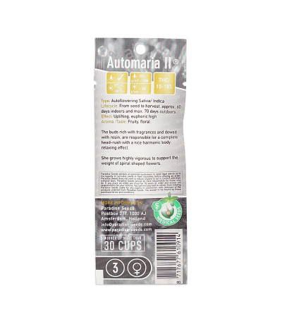 Семена сорта Automaria II fem (Paradise Seeds)