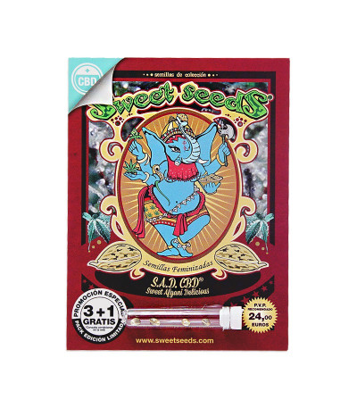 Семена конопли S.A.D. Sweet Afgani Delicious CBD в оригинальной упаковке
